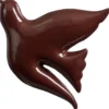 Muurdecoratie Vogel - bruin - 24x21x3 cm