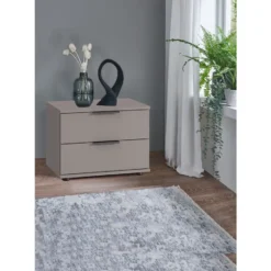 Nachtkastje Dex - greige - 40x52x38 cm
