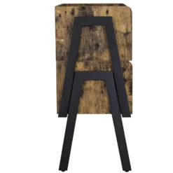 Nachtkastje - vintage look - 46x52x35 cm - vintage bruin