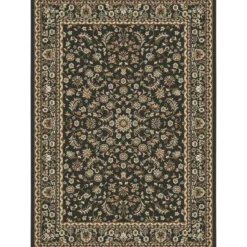 Nain Klassiek Oosters Vloerkleed Zwart Beige - 140x200 CM