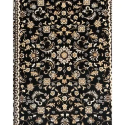 Nain Klassiek Oosters Vloerkleed Zwart Beige - 140x200 CM
