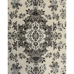 Nain Klassiek Rond Oosters Vloerkleed Creme Beige - 160 CM Ø