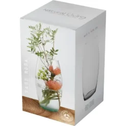 Natural Living Bloemenvaas Rosa - trompet vaas - 12 x 26 cm