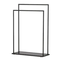 Nest living Eva Zwart Metalen Kledingrek - 100 x 70 cm