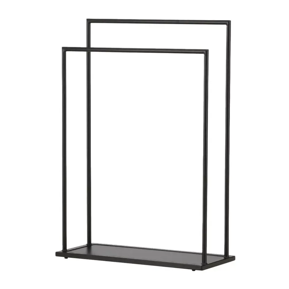 Nest living Eva Zwart Metalen Kledingrek - 100 x 70 cm