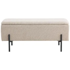 Nest of Nora Halbankje Yorra - Met opbergruimte - Beige