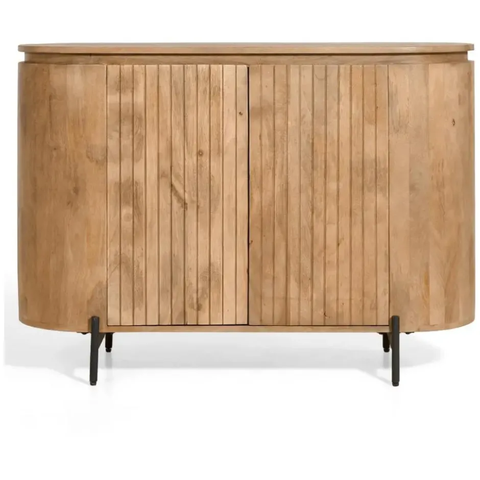 Nest of Nora Mangohouten dressoir Besa - 115x80x40 cm - Lichtbruin