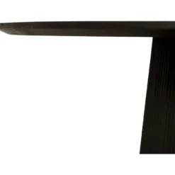 Nest of Nora Ovale mangohouten eettafel Nala - 200 cm - Donkerbruin