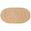Nest of Nora Placemats 4-pack Ovaal Jute 35x45 cm - Natural