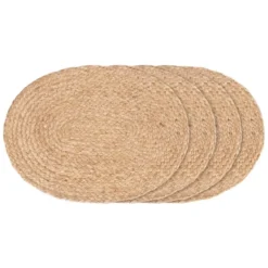 Nest of Nora Placemats 4-pack Ovaal Jute 35x45 cm - Natural