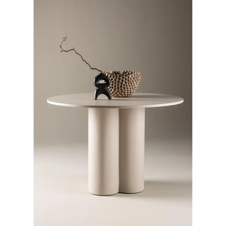 Nest of Nora Ronde eettafel - ⌀110 - Beige