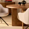 Nest of Nora Ronde eettafel Jona - mangohout Ø120 cm - Bruin