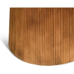 Nest of Nora Ronde eettafel Nala - mangohout Ø150 cm - Lichtbruin