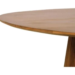 Nest of Nora Ronde eettafel Nala - mangohout Ø150 cm - Lichtbruin