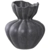 Nest of Nora Vaas keramiek rond Ø17.2x19.4 cm - Zwart