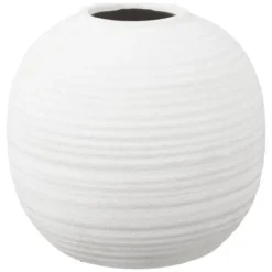 Nest of Nora Vaas rond - Keramiek Ø30x28.5 cm - Wit