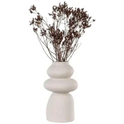 Nest of Nora Vaas - ø14,5x26,5 cm Steen - Beige