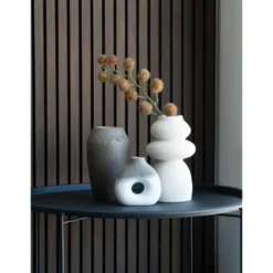 Nest of Nora Vaas - ø14,5x26,5 cm Steen - Beige