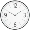 Nest of Nora Wandklok met stil uurwerk 51 cm - Zwart Wit
