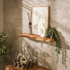 Nest of Nora Wandplank 90 cm hout - Acacia