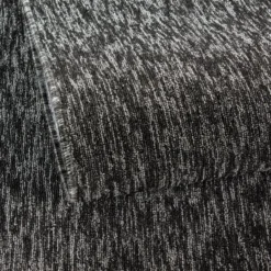 Nizza Effen Vloerkleed Laagpolig Uni Antraciet - 160x230 CM