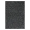 Nizza Effen Vloerkleed Laagpolig Uni Antraciet - 280x370 CM