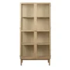 Nordic Home - Alrik eiken vitrinekast - 190 cm - naturel