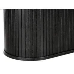 Nordic Home - Amie uitschuifbare eettafel 95x180-230 cm ovaal - zwart
