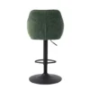 Nordic Home - Ellis verstelbare barstoel stof - groen