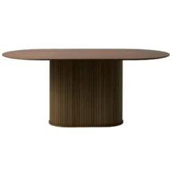 Nordic Home - Kelly ovale eettafel 95x180 cm - donkerbruin