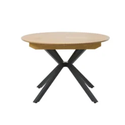 Nordic Home - Marcie uitschuifbare eettafel Ø120-170 cm - naturel