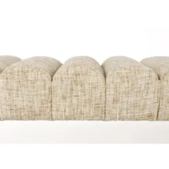 Novel Collection - Bankje Jethro - Beige - 41.5x160x45 cm