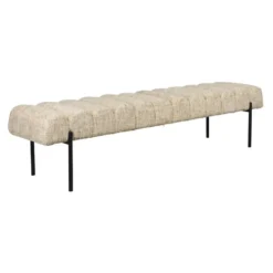 Novel Collection - Bankje Jethro - Beige - 41.5x160x45 cm