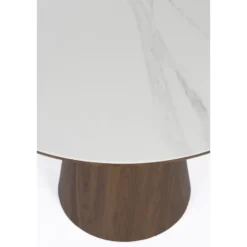 Novel Collection - Eetkamertafel Almira - Bruin - 115x115x77 cm