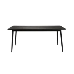 Novel Collection - Eetkamertafel Fabio - Zwart - 80x160x75 cm