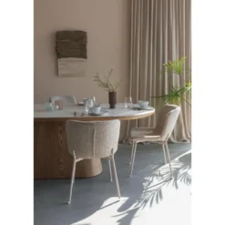 Novel Collection - Eetkamertafel Almira - Bruin - 180x90x77 cm