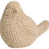 Object Vogel beige polyresin - 17,5x14x10 cm
