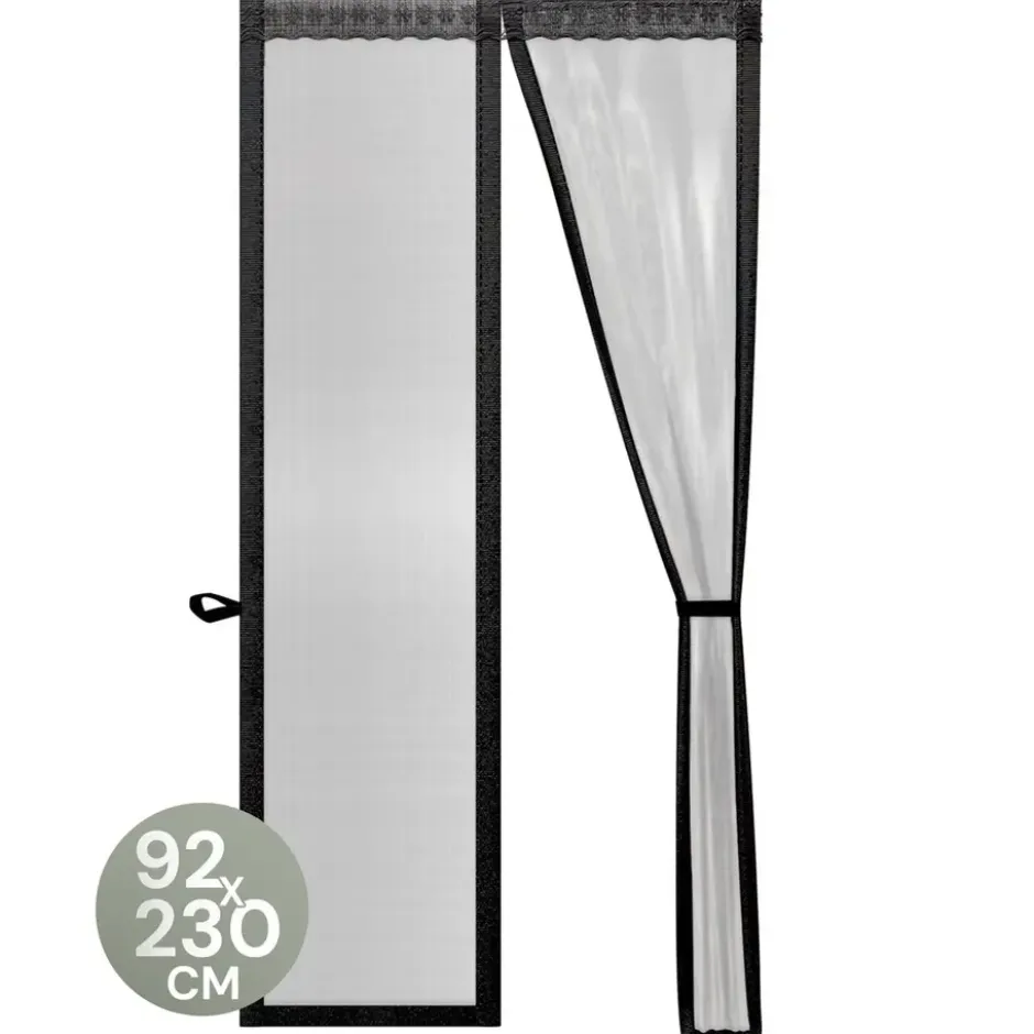 O'DADDY Deurgordijn Deluxe FIBER - Magnetisch Vliegengordijn 92x230 Zwart