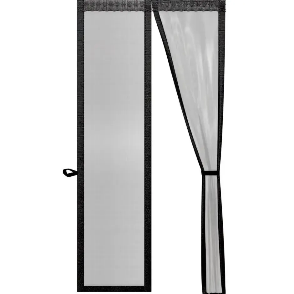 O'DADDY Deurgordijn Deluxe FIBER - Magnetisch Vliegengordijn 100x230 Zwart