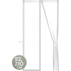 O'DADDY Deurgordijn Deluxe FIBER 92x210 - Magnetisch Vliegengordijn Wit