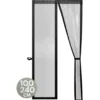 O'DADDY Deurgordijn Deluxe FIBER - Magnetisch Vliegengordijn 140x230 Zwart