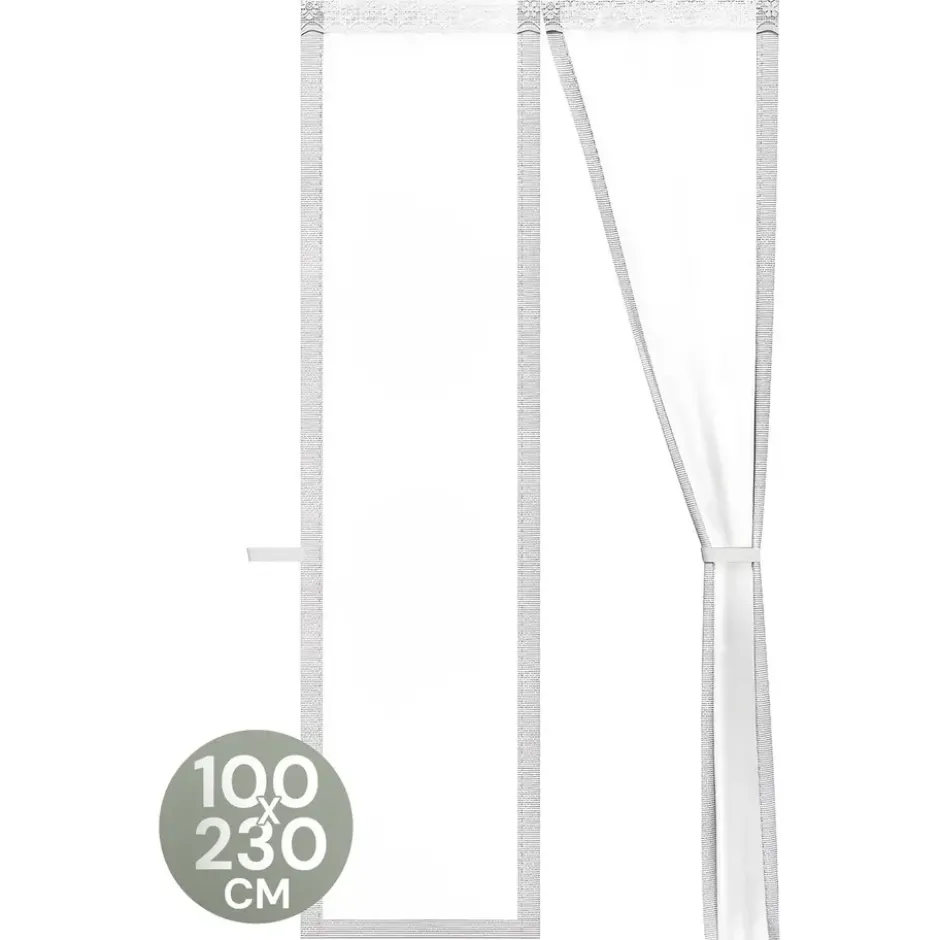 O'DADDY Deurgordijn Deluxe FIBER 100x230 - Magnetisch Vliegengordijn Wit