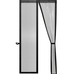 O'DADDY Deurgordijn Deluxe FIBER - Magnetisch Vliegengordijn 150x230 Zwart