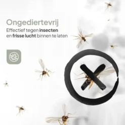 O'DADDY Lamellenhor - 100x260 cm - Deurgordijn zwart
