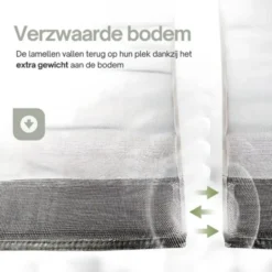 O'DADDY Lamellenhor 150x260 - Deurgordijn - zwart
