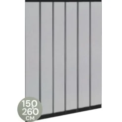 O'DADDY Lamellenhor 150x260 - Deurgordijn - zwart