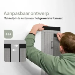 O'DADDY Lamellenhor 150x260 - Deurgordijn - zwart