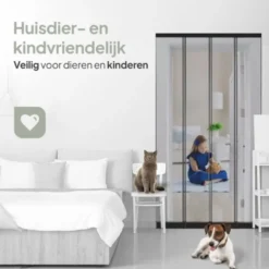 O'DADDY Lamellenhor 150x260 - Deurgordijn - zwart