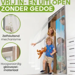 O'DADDY Lamellenhor 150x260 - Deurgordijn - wit