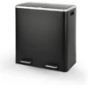 O’DADDY Prullenbak 60L - 2 Vakken - Voetbediening - Soft-Close - Zwart